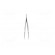 Tweezers | 110mm | for precision works | Blade tip shape: sharp paveikslėlis 9