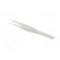 Tweezers | 110mm | for precision works | Blades: curved,narrowed image 4