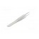 Tweezers | 110mm | for precision works | Blades: curved,narrowed image 6