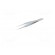 Tweezers | 110mm | for precision works | Blades: straight,narrowed image 2