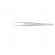 Tweezers | 110mm | for precision works | Blades: straight,narrowed image 3