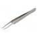 Tweezers | 115mm | for precision works | Blades: curved,narrowed фото 1