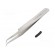 Tweezers | 115mm | for precision works | Blades: curved,narrowed image 1