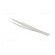 Tweezers | 115mm | for precision works | Blades: curved,narrowed image 4