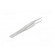 Tweezers | 115mm | for precision works | Blades: curved,narrowed image 6