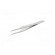 Tweezers | 115mm | for precision works | Blades: curved,narrowed image 2