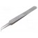 Tweezers | 115mm | for precision works | Blades: narrow,curved paveikslėlis 1