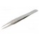 Tweezers | 115mm | for precision works | Blades: straight,narrow image 1