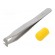 Tweezers | 115mm | for precision works | Blades: wide image 1