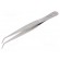 Tweezers | 115mm | SMD | Blades: curved | Blade tip shape: hook paveikslėlis 1
