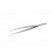 Tweezers | 115mm | SMD | Blades: curved | Blade tip shape: hook image 2