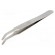 Tweezers | 115mm | SMD | Blades: curved | Blade tip shape: round image 1