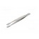 Tweezers | 120mm | Blades: straight | Blade tip shape: flat image 2