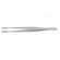 Tweezers | 120mm | Blades: straight | Blade tip shape: flat image 3