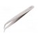 Tweezers | 120mm | for precision works | Blade tip shape: flat image 1