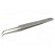 Tweezers | 120mm | for precision works | Blades: curved image 1