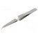 Tweezers | 120mm | for precision works | Blades: curved image 1