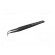 Tweezers | 120mm | for precision works | Blades: curved | ESD | 17g paveikslėlis 2