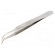 Tweezers | 120mm | for precision works | Blades: narrow,curved paveikslėlis 1