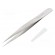 Tweezers | 120mm | for precision works | Blades: straight,narrowed image 1