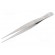 Tweezers | 120mm | SMD | Blade tip shape: hook image 1