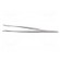 Tweezers | 120mm | SMD | Blades: wide | Blade tip shape: hook фото 3