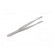 Tweezers | 120mm | SMD | Blades: wide | Blade tip shape: hook фото 6