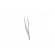 Tweezers | 120mm | universal | Blades: curved | Blade tip shape: sharp image 5
