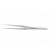 Tweezers | 127mm | for precision works | Blade tip shape: sharp image 3