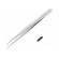Tweezers | 140mm | for precision works | Blades: curved image 1