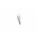 Tweezers | 155mm | for precision works | Blades: curved | black image 5