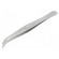 Tweezers | Tweezers len: 115mm | SMD | Blades: curved | Tipwidth: 2mm image 1