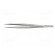 Tweezers | Tweezers len: 125mm | universal | Blade tip shape: flat image 3