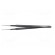 Tweezers | Blade tip shape: rounded | Tweezers len: 120mm | ESD image 3