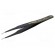 Tweezers | non-magnetic | Blade tip shape: flat | SMD | Blades: curved image 1