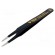 Tweezers | non-magnetic | Tipwidth: 2mm | Blade tip shape: rounded image 1