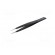 Tweezers | non-magnetic | Tweezers len: 130mm | Blades: straight | ESD image 2