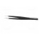 Tweezers | non-magnetic | Tweezers len: 130mm | Blades: straight | ESD image 3