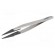 Tweezers | Tip width: 0.5mm | Blade tip shape: sharp | ESD image 1