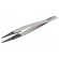 Tweezers | Tip width: 1.8mm | Blade tip shape: rounded | ESD image 1