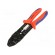 Tool: for crimping | non-insulated terminals,wire cutting | 230mm фото 1