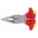 Pliers | insulated,universal,elongated | 145mm | hardened steel image 2