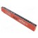 Folding ruler | L: 2m | Width: 15mm | red and black image 1