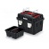 Box | tool case | black | polymer | HEAVY | 445x360x337mm | 25kg paveikslėlis 2