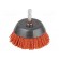 Cup brush | 65mm | Mounting: 1/4",hexagonal | wire фото 1