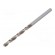 Drill bit | for metal | Ø: 3.5mm | L: 70mm | HSS | Working part len: 39mm image 1