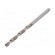 Drill bit | for metal | Ø: 4.3mm | L: 80mm | HSS | Working part len: 47mm image 1