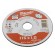 Cutting wheel | Ø: 115mm | Øhole: 22.2mm | Disc thick: 1mm | steel image 1