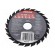 Cutting wheel | Ø: 115mm | with rasp | Ømount.hole: 22.23mm фото 1