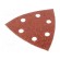 Sandpaper | Granularity: 40 | Mounting: bur | with holes | 93x93x93mm image 2